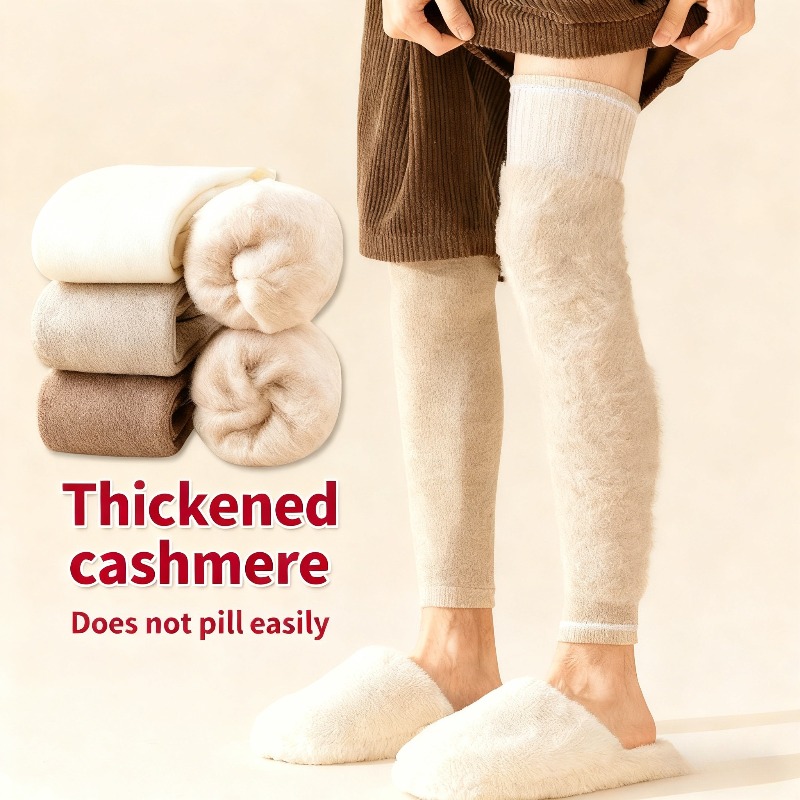 Thermal Sock Winter - Jambières en cachemire pour hommes ultra