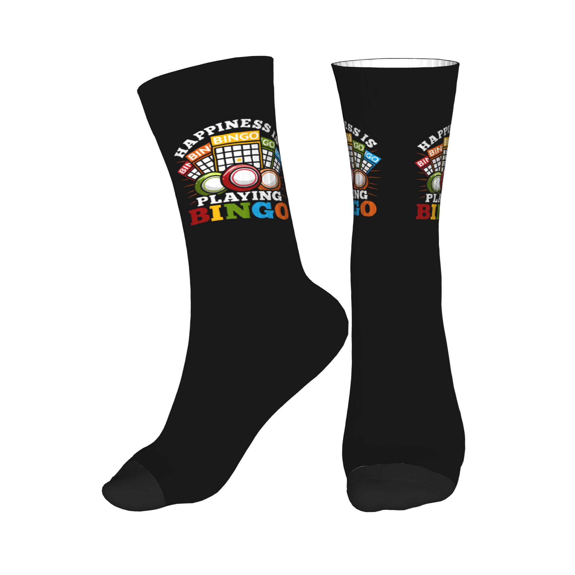 Dress Sock Men - Chaussettes de bingo tendance pour hommes