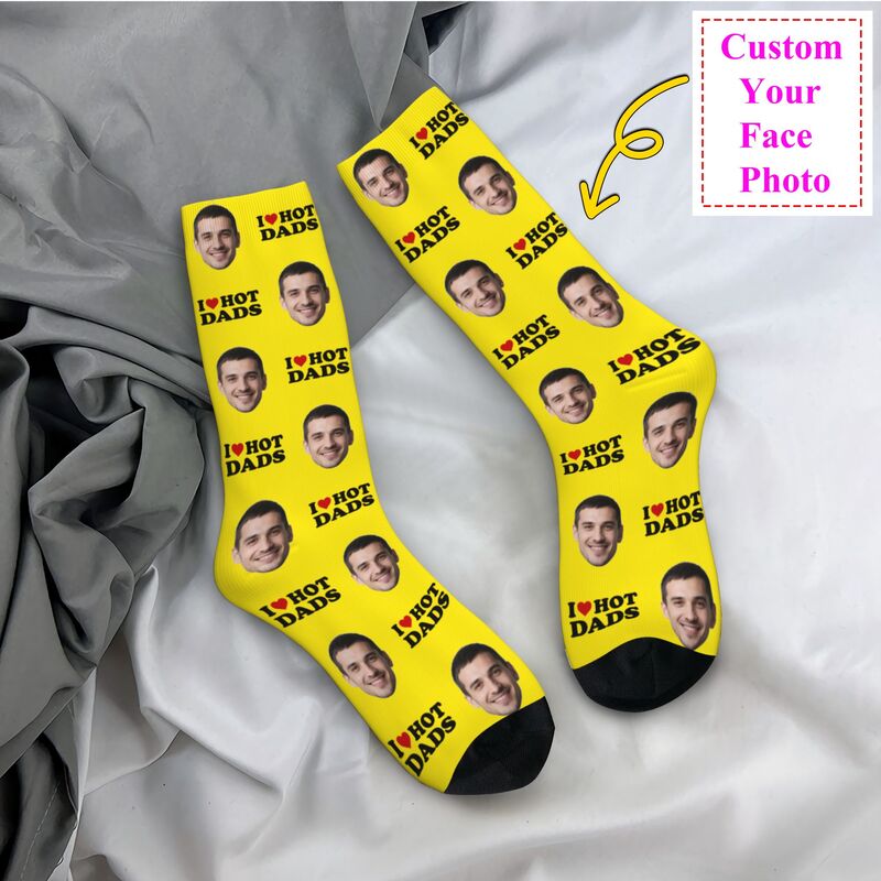 Dress Sock Men - J'aime les papas chaudes chaussettes habillées