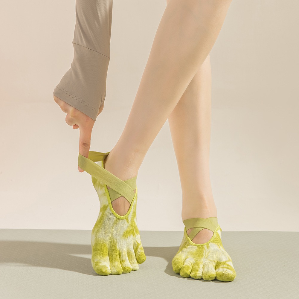 Grip Sock Yoga - Chaussettes à cinq doigts pour femmes