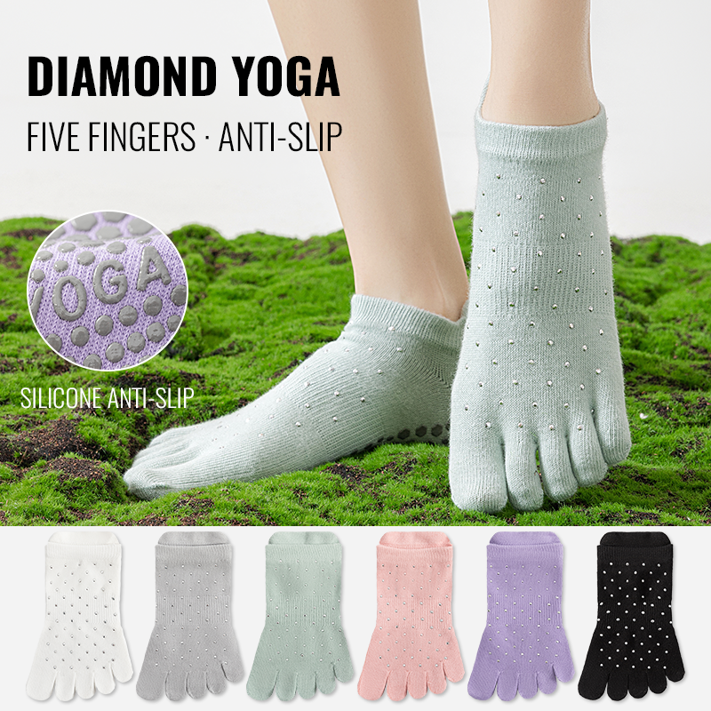 Grip Sock Yoga - MiiOW – chaussettes antidérapantes pour Pilates,