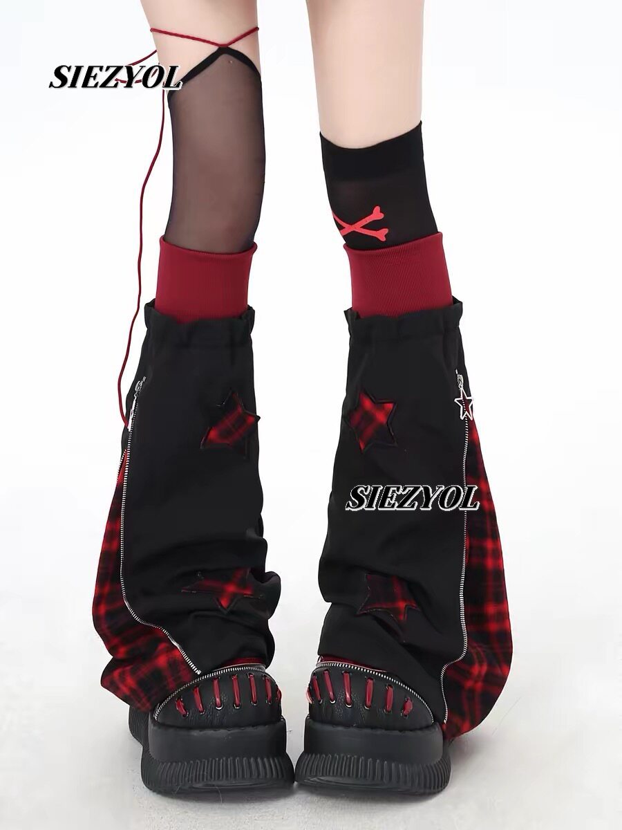 Boot Sock Slouchy - Nouveaux Chauffe-jambes à carreaux 2026, style