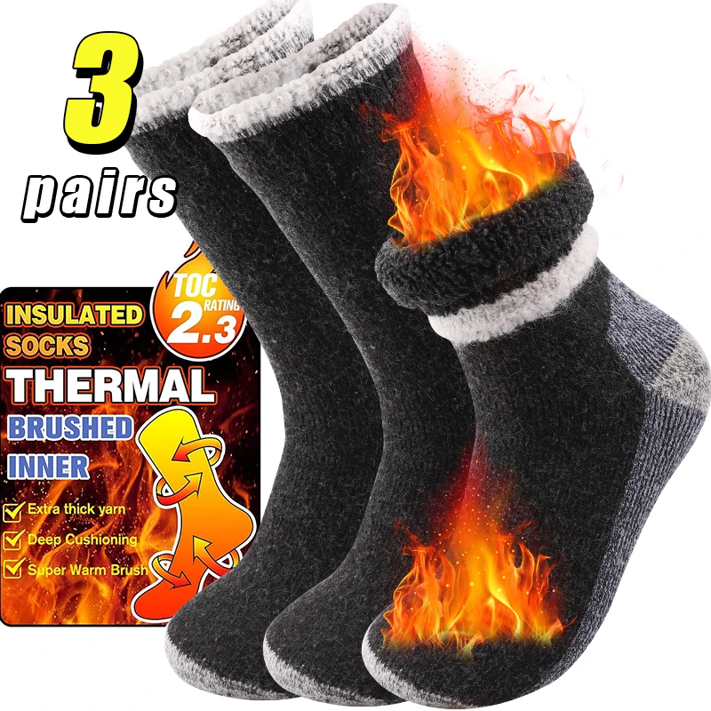 Thermal Sock Winter - 3 paires de chaussettes de sport