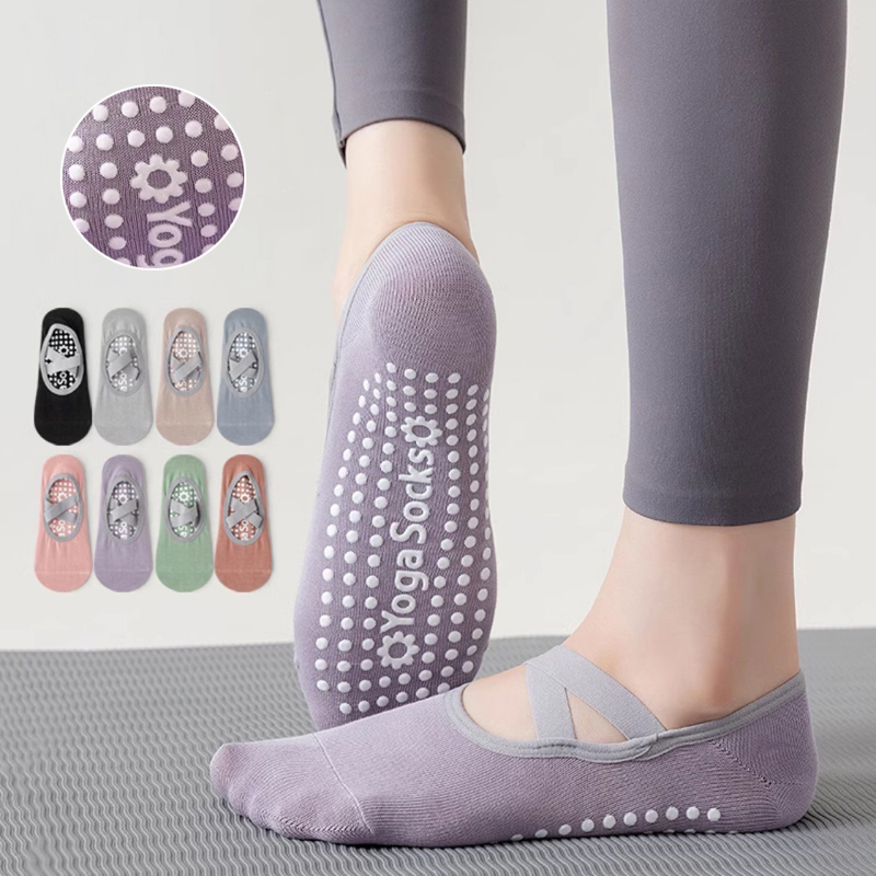 Grip Sock Yoga - Chaussettes de Yoga respirantes à fond