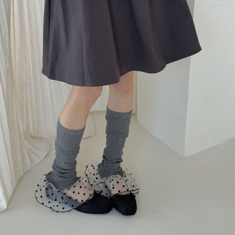 Boot Sock Slouchy - Jambières style Ins Simplicity pour fille,