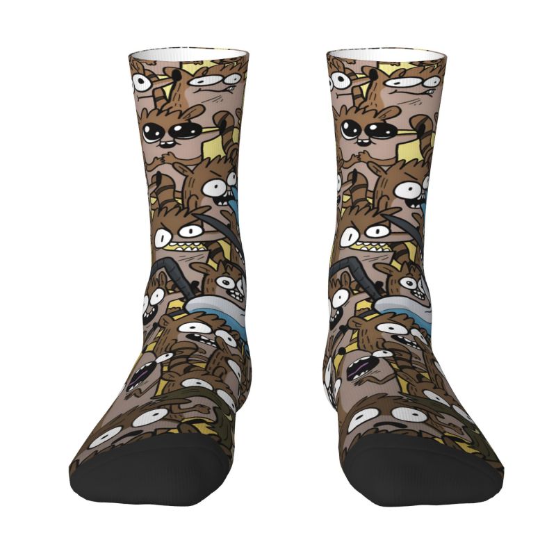 Dress Sock Men - Chaussettes personnalisées R-Regular Show pour hommes