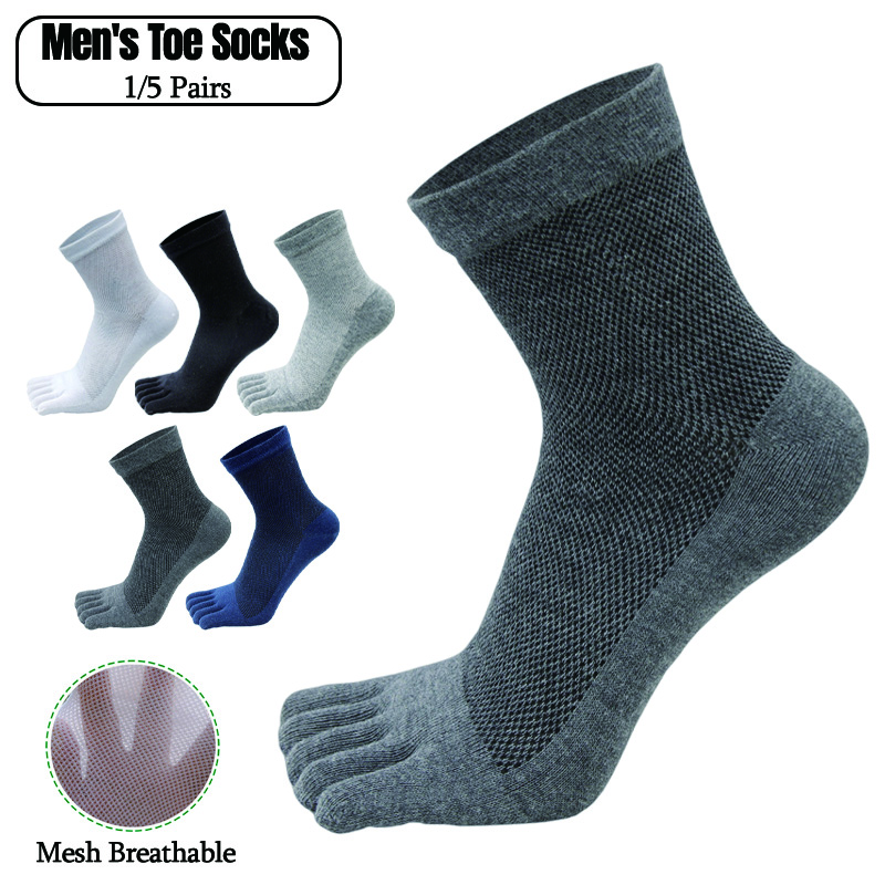 Toe Sock Split - 1/5 paires de chaussettes d'été pour