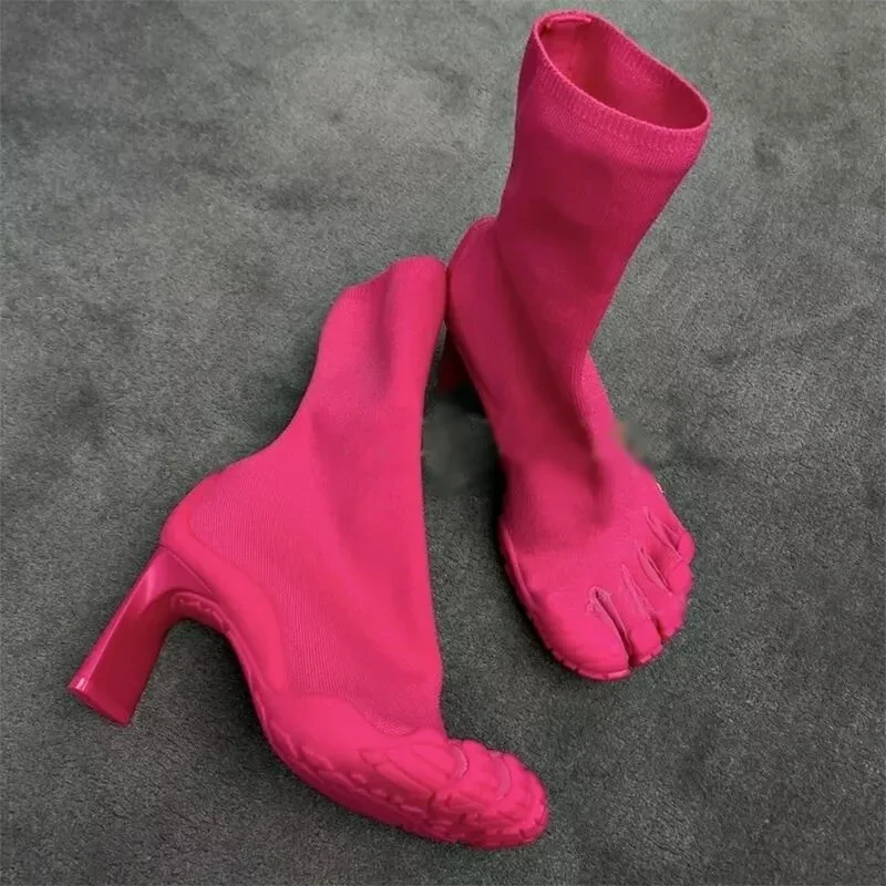 Toe Sock Split - Bottes à cinq doigts tendance pour
