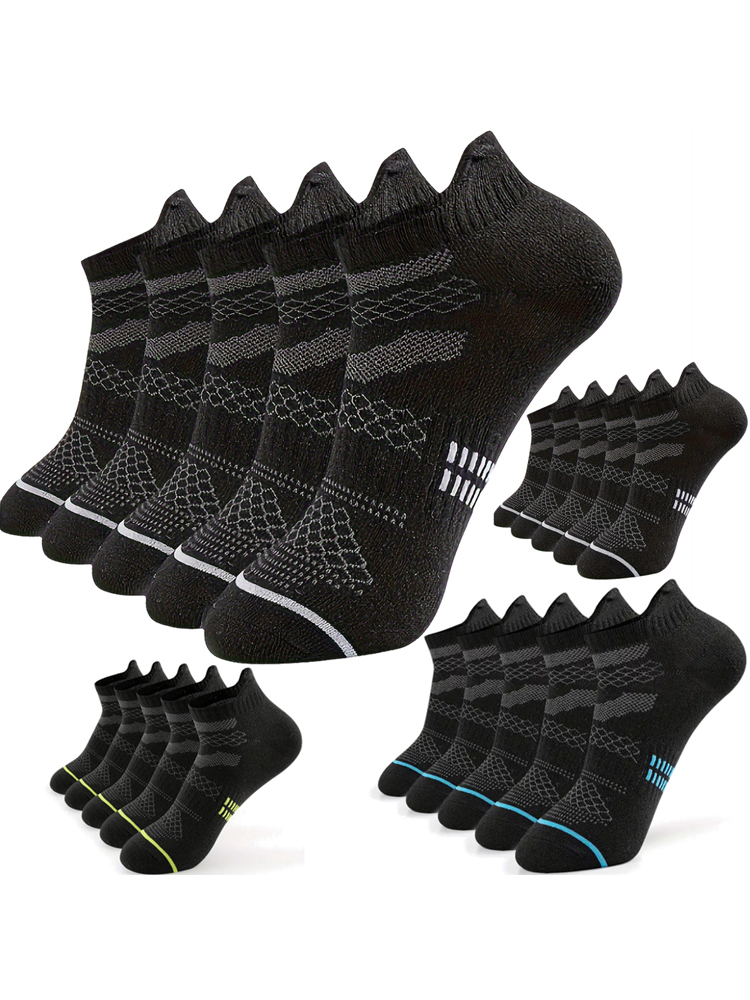 No Show Sock Women - 10 paires de chaussettes unisexes douces,