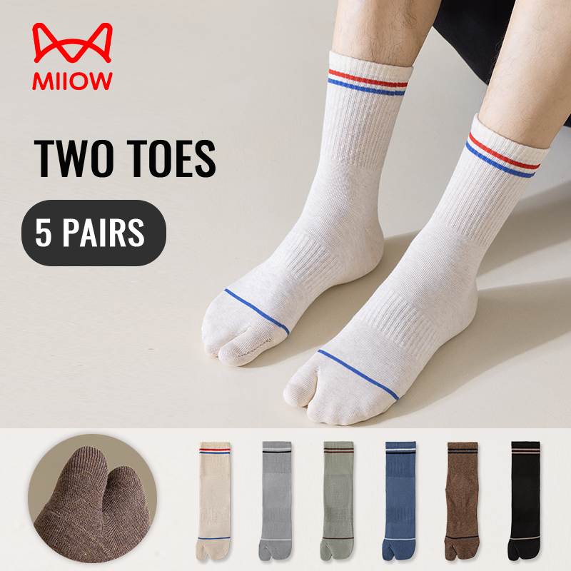 Toe Sock Split - MiiOW japonais Tabi chaussettes bout fendu