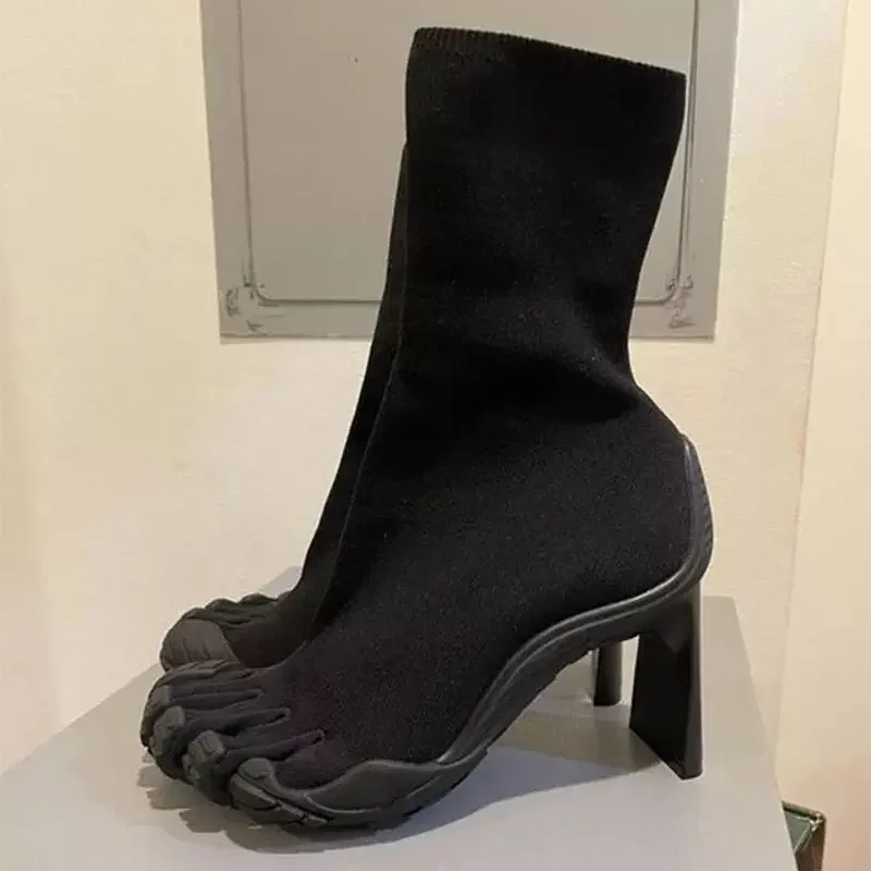 Toe Sock Split - Bottines à cinq doigts pour femmes,