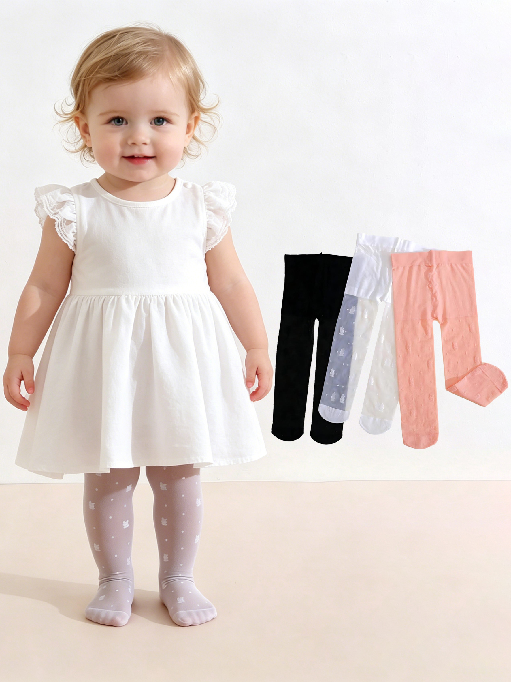 Tights Pantyhose Sheer - Lot de 3 collants pour petites