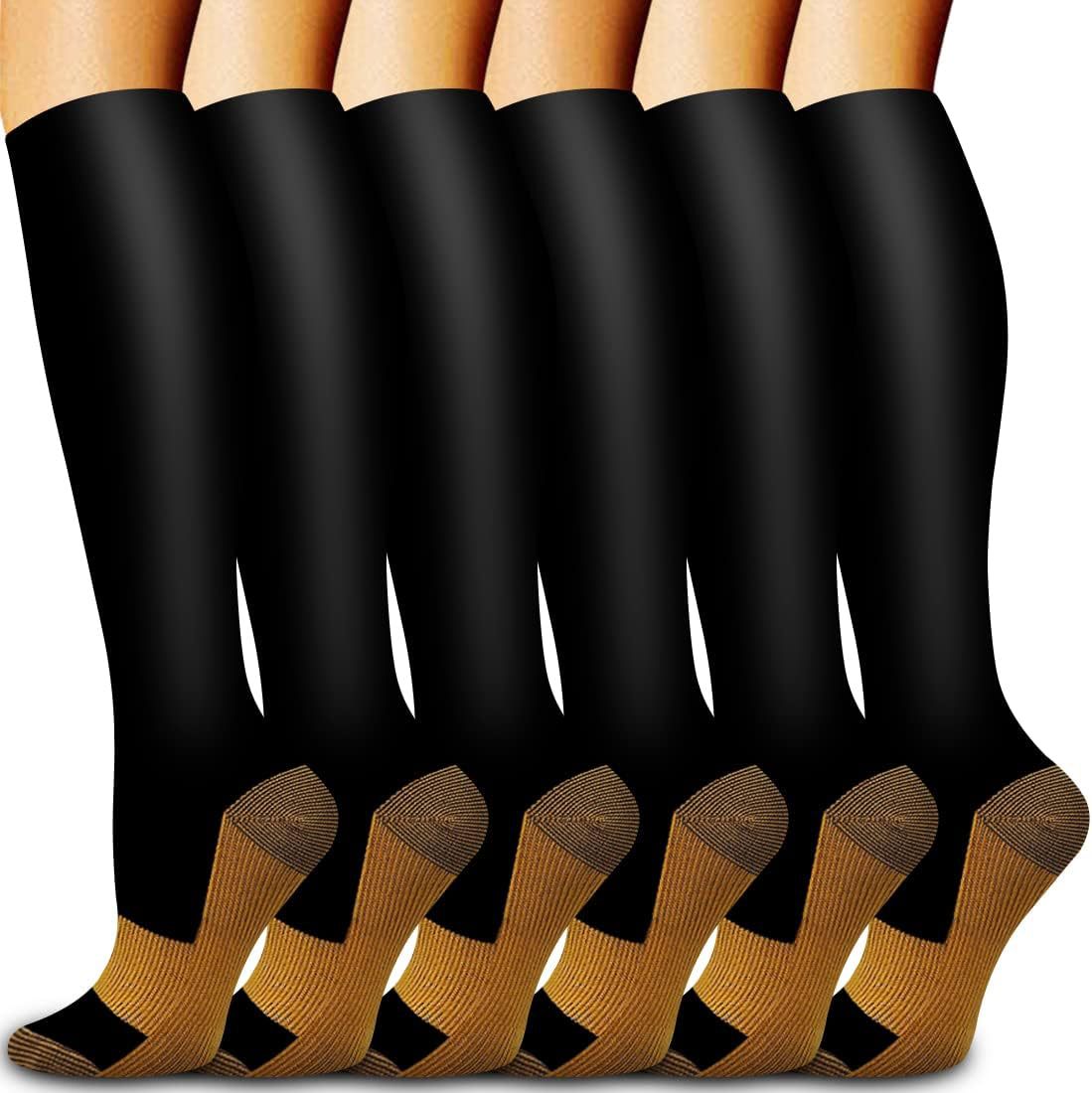 Compression Sock Medical - 6 paires de chaussettes de Compression
