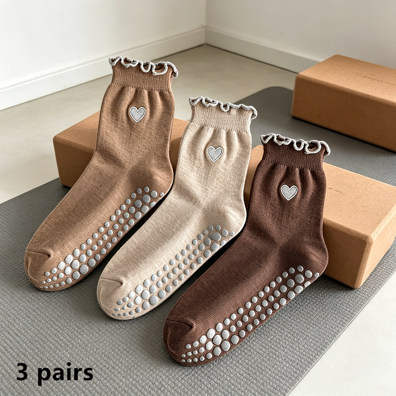Grip Sock Yoga - 3 paires de chaussettes de yoga