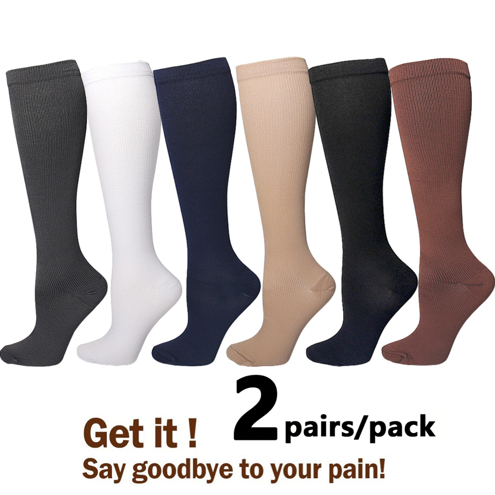 Compression Sock Medical - 2 paires de chaussettes de compression