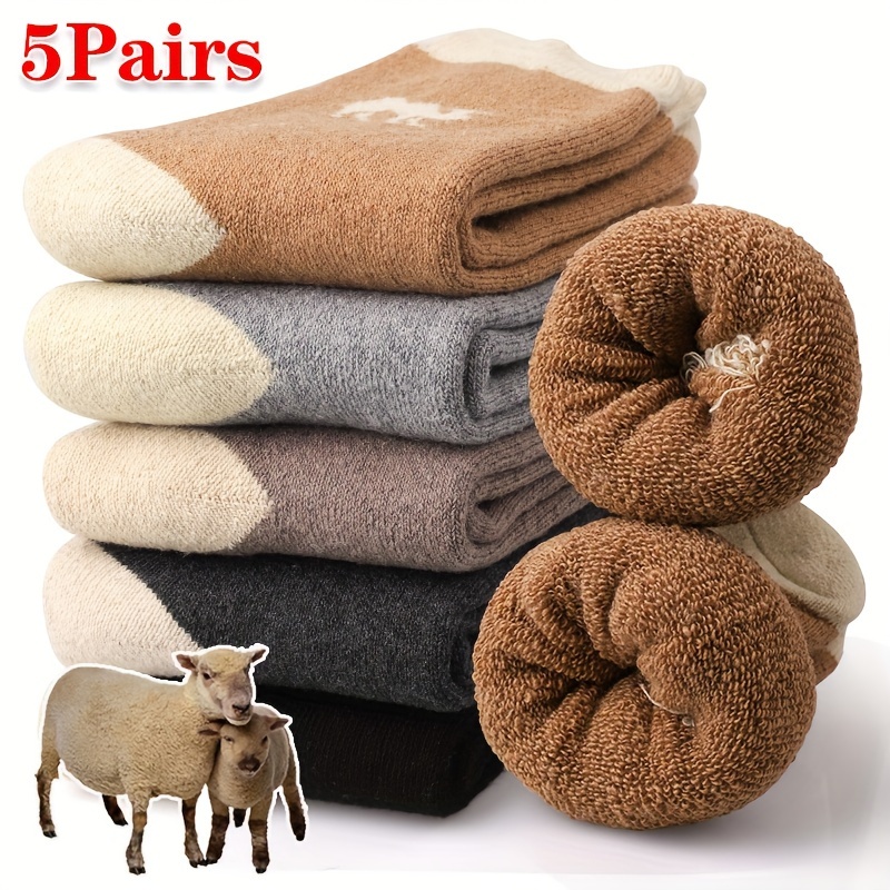 Thermal Sock Winter - 5 paires de chaussettes thermiques d'hiver,
