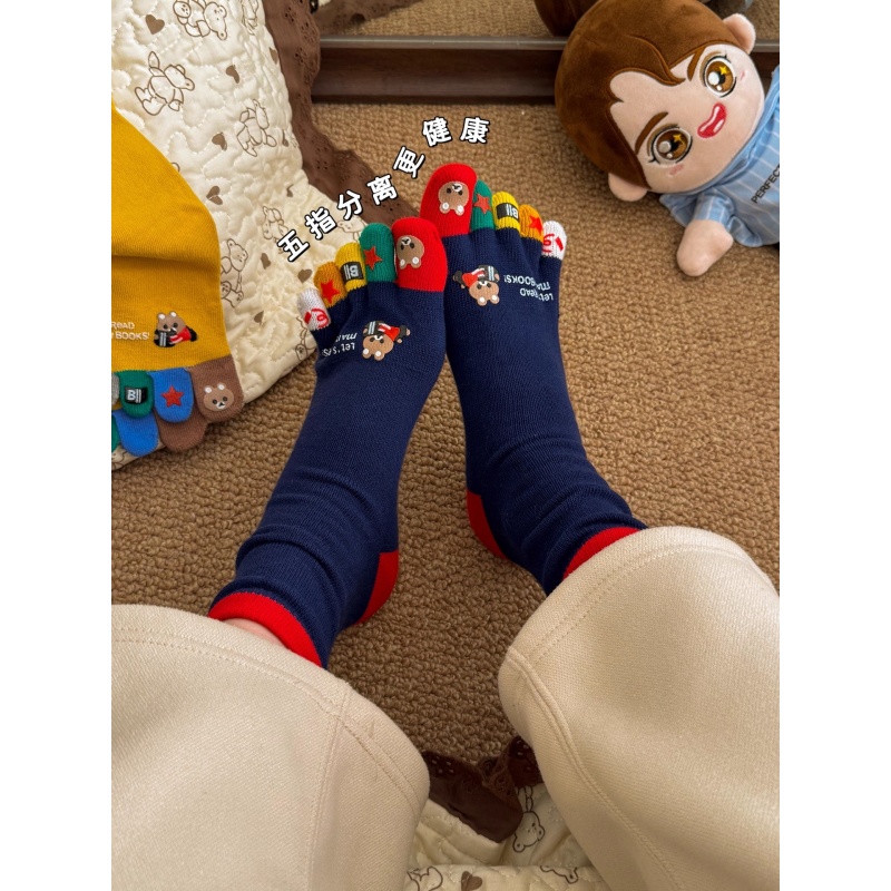 Toe Sock Split - Tube moyen bout fendu belle femme