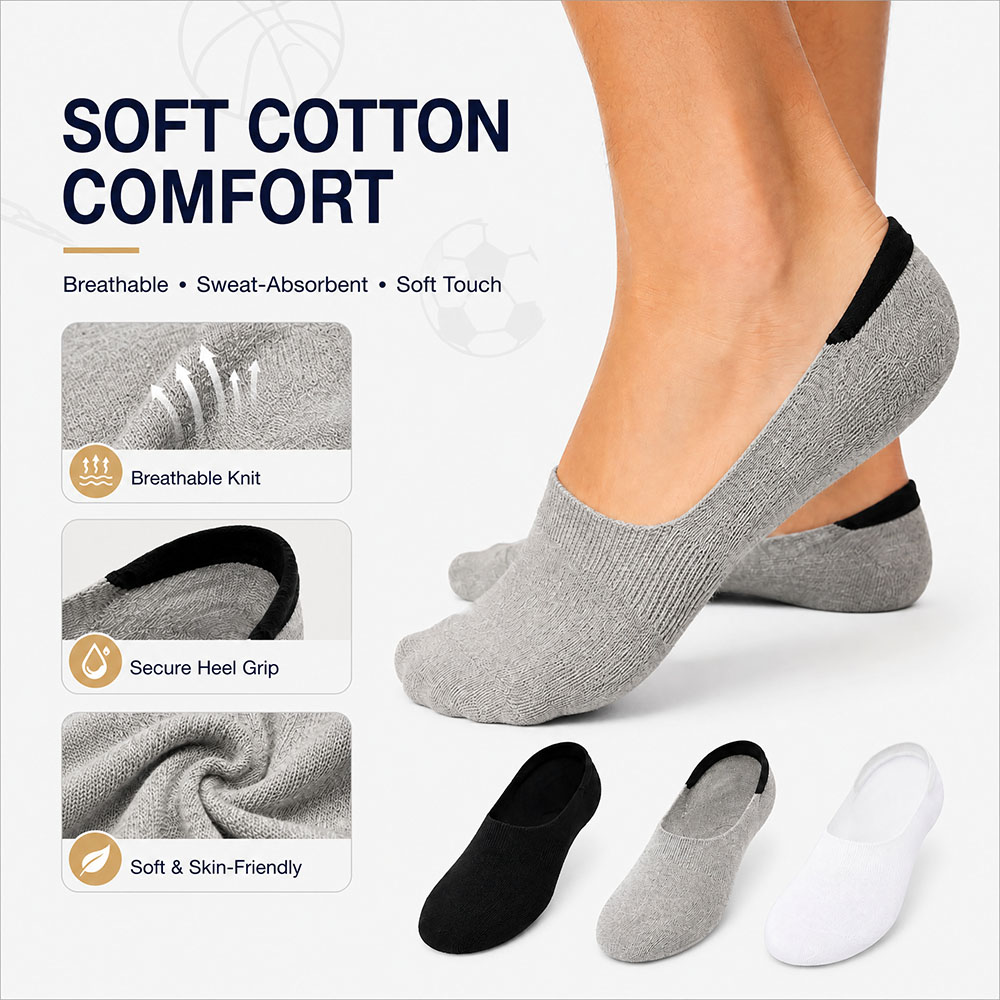 6 paires de chaussettes invisi - Invisibility Sock Loafer avis et prix