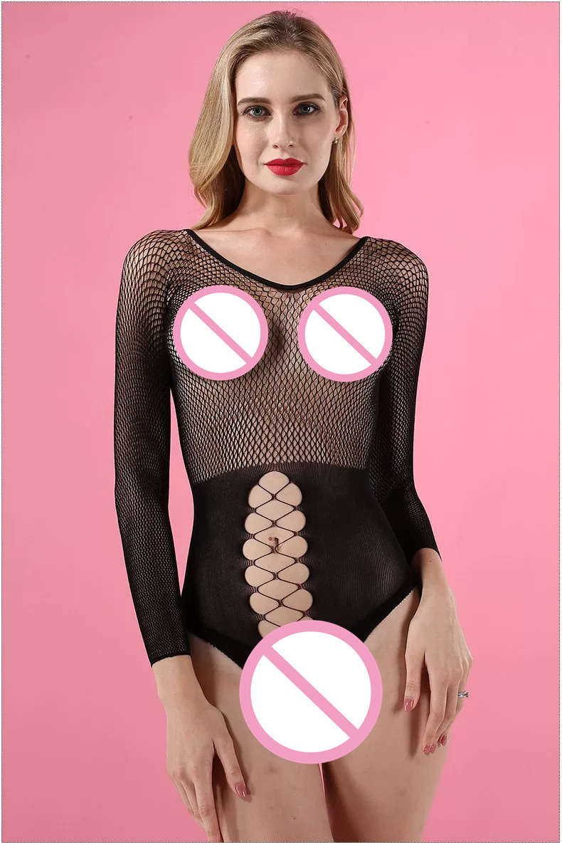 Lingerie sexy noire en résille - Fishnet Stocking Women avis et prix