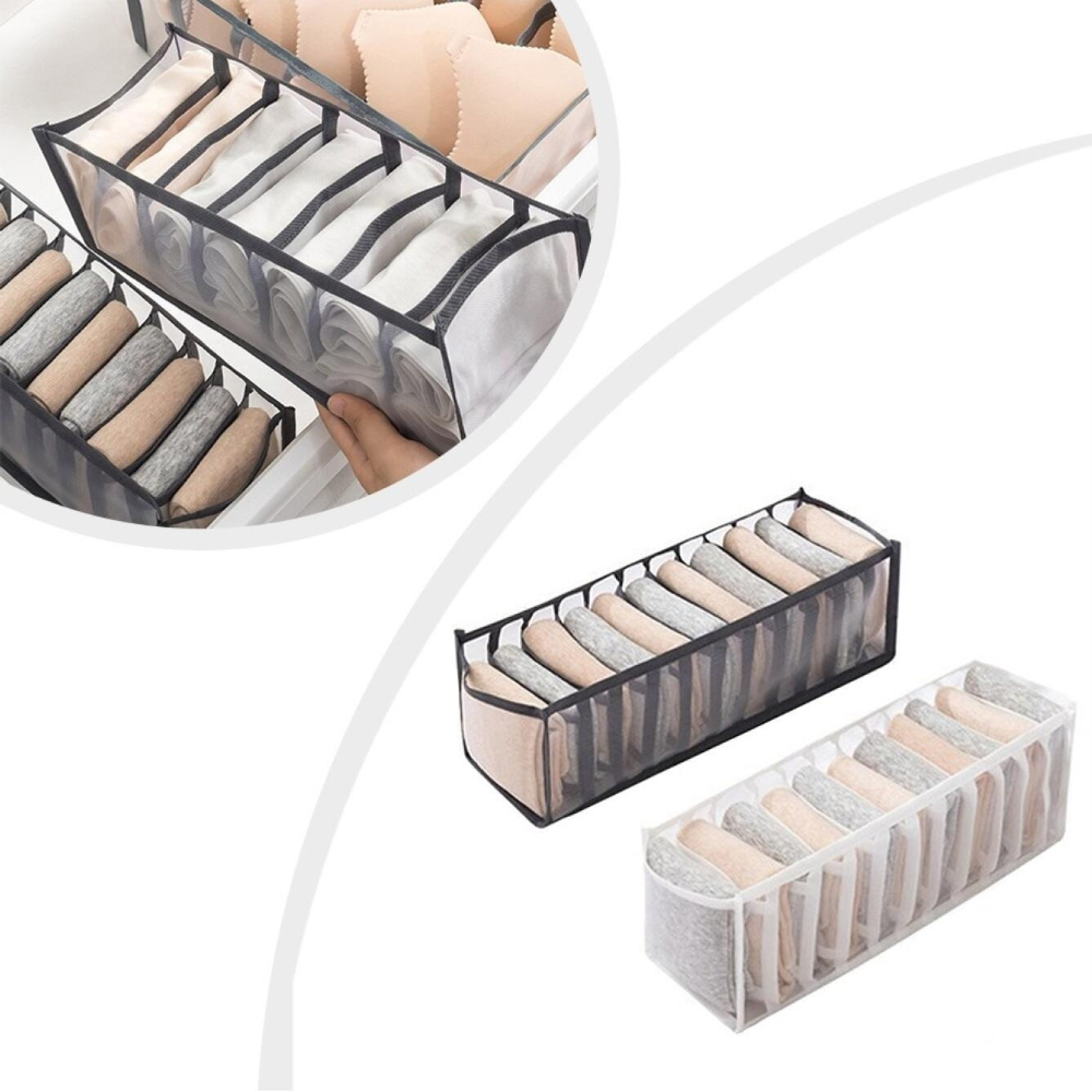 Organisateur de tiroir à 7 com - Sock Organizer Tray avis et prix