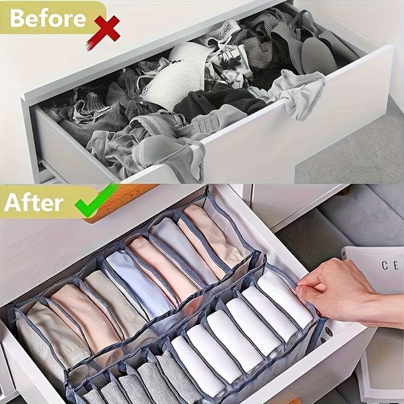 Organisateur de tiroir à 7 com - Sock Organizer Tray avis et prix