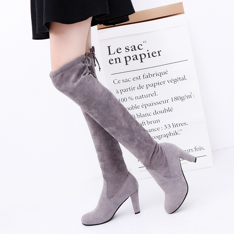 Bottes pour femmes tissu exten - Knee High Sock Women avis et prix
