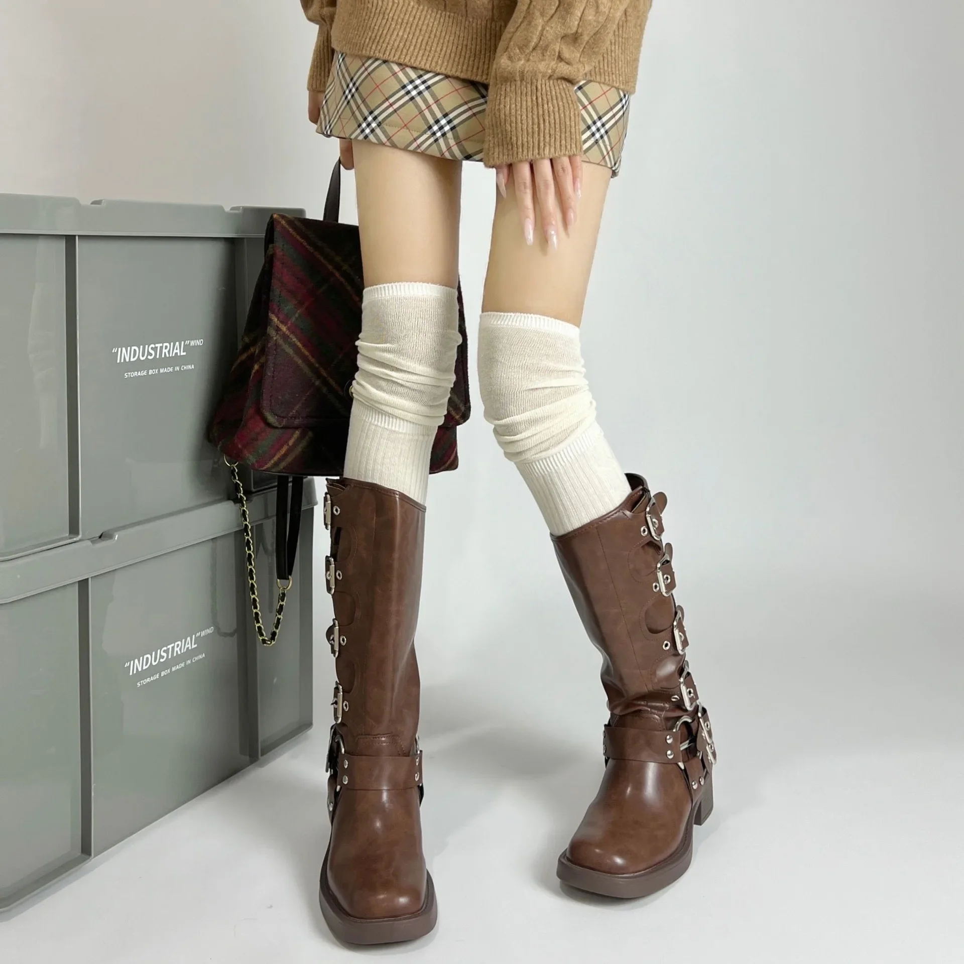 1-10 paires de chaussettes hau - Boot Sock Slouchy avis et prix