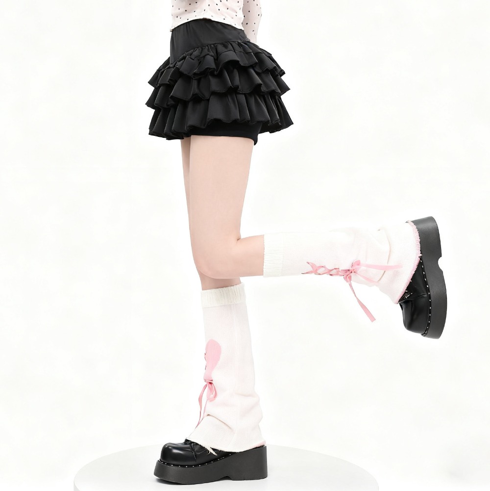 Guêtres évasées Y2K à motif cœ - Boot Sock Slouchy avis et prix