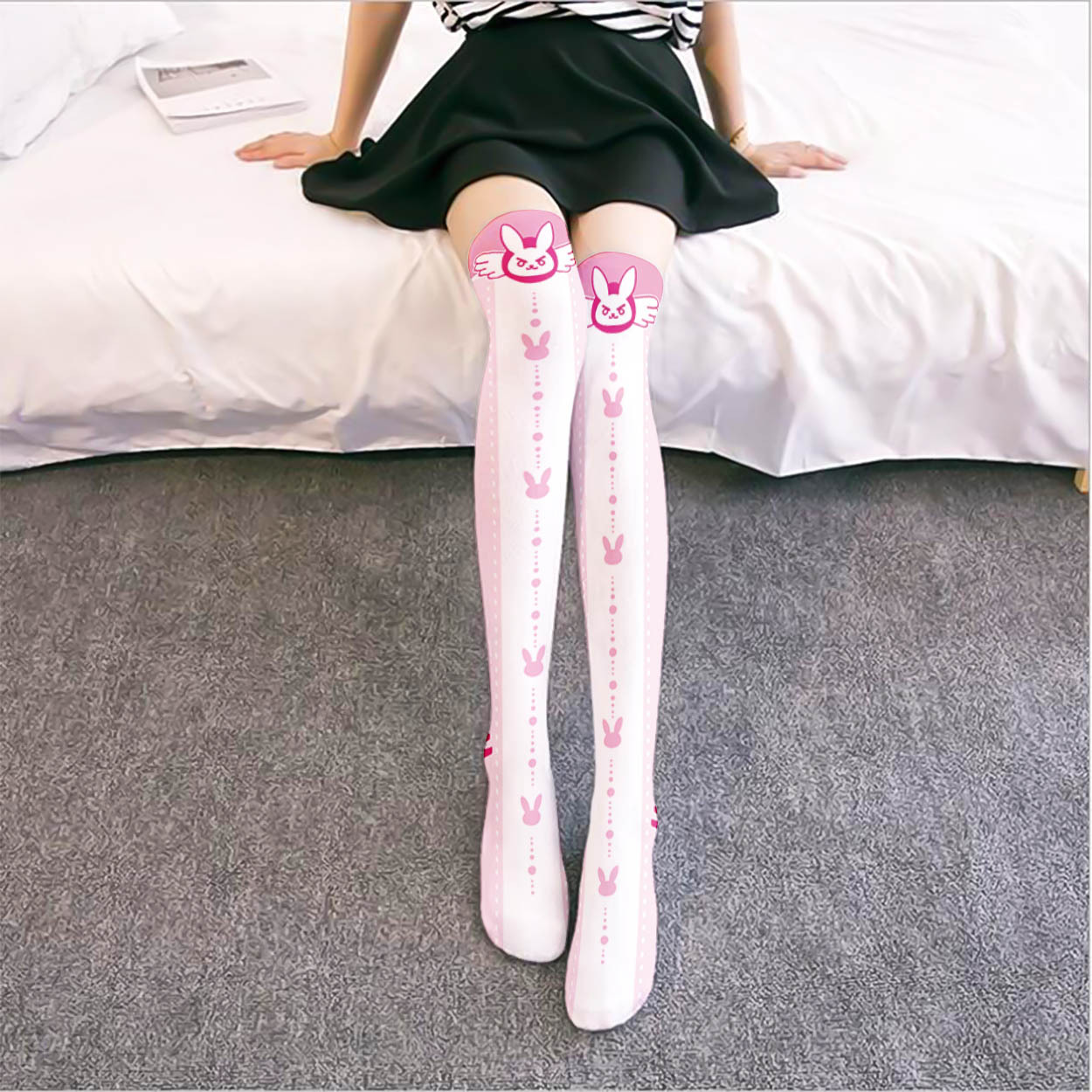 Jeu OW D.Va Chaussettes Genou  - Silk Sock Bamboo avis et prix