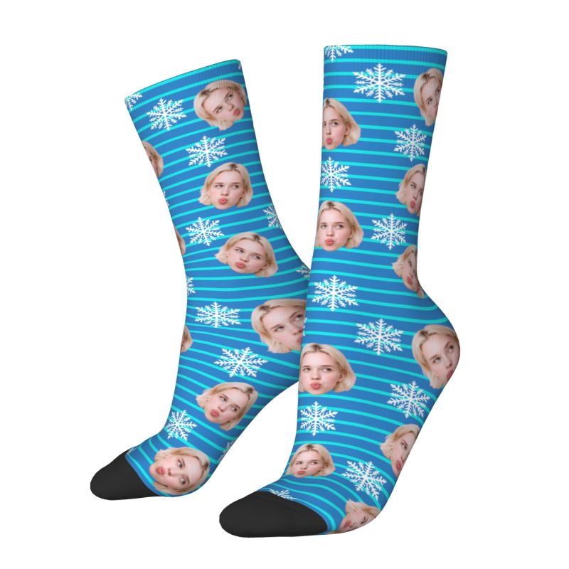 Photo de visage de noël person - Dress Sock Men avis et prix
