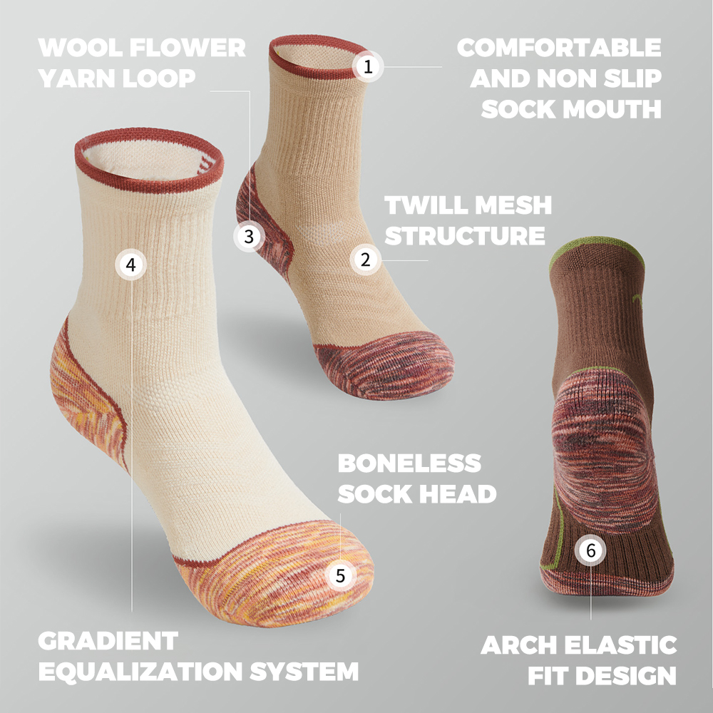 Chaussettes Naturehike pour le - Wool Hiking Sock avis et prix