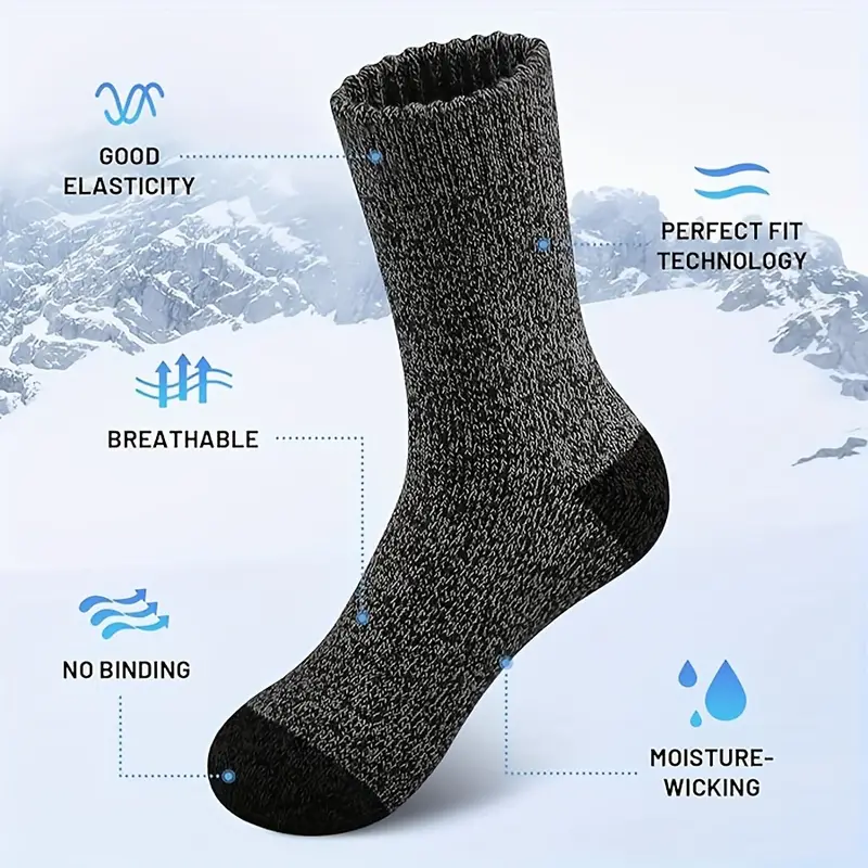 5 paires de chaussettes en lai - Wool Hiking Sock avis et prix