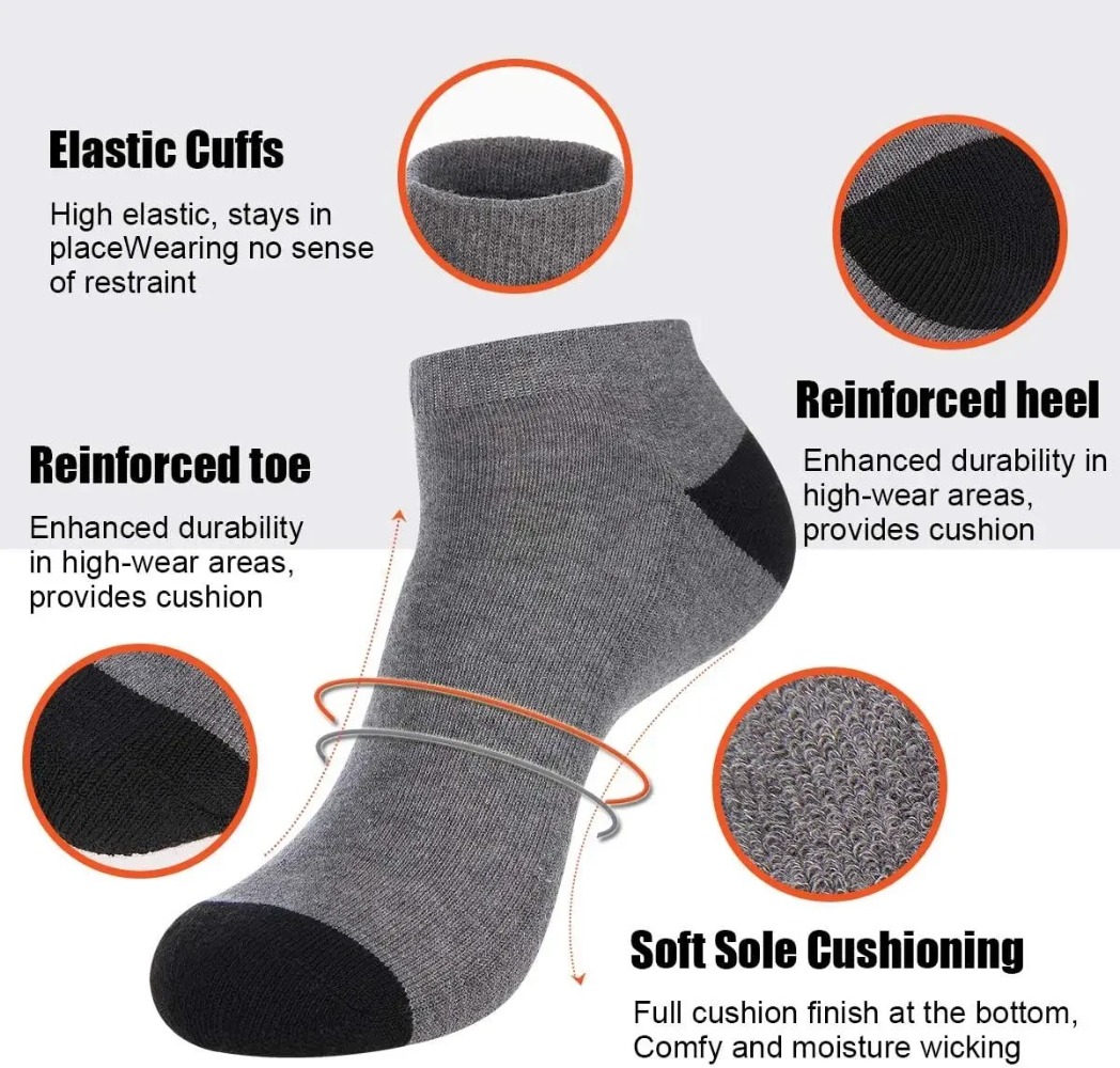 1-10 paires de chaussettes d'é - Ankle Sock Low Cut avis et prix