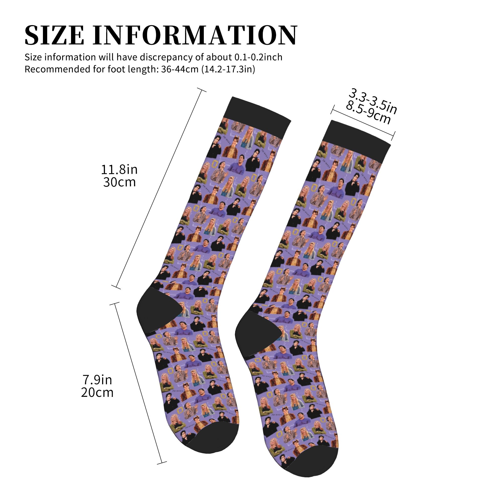 Collage de symboles Friends, c - No Show Sock Women avis et prix