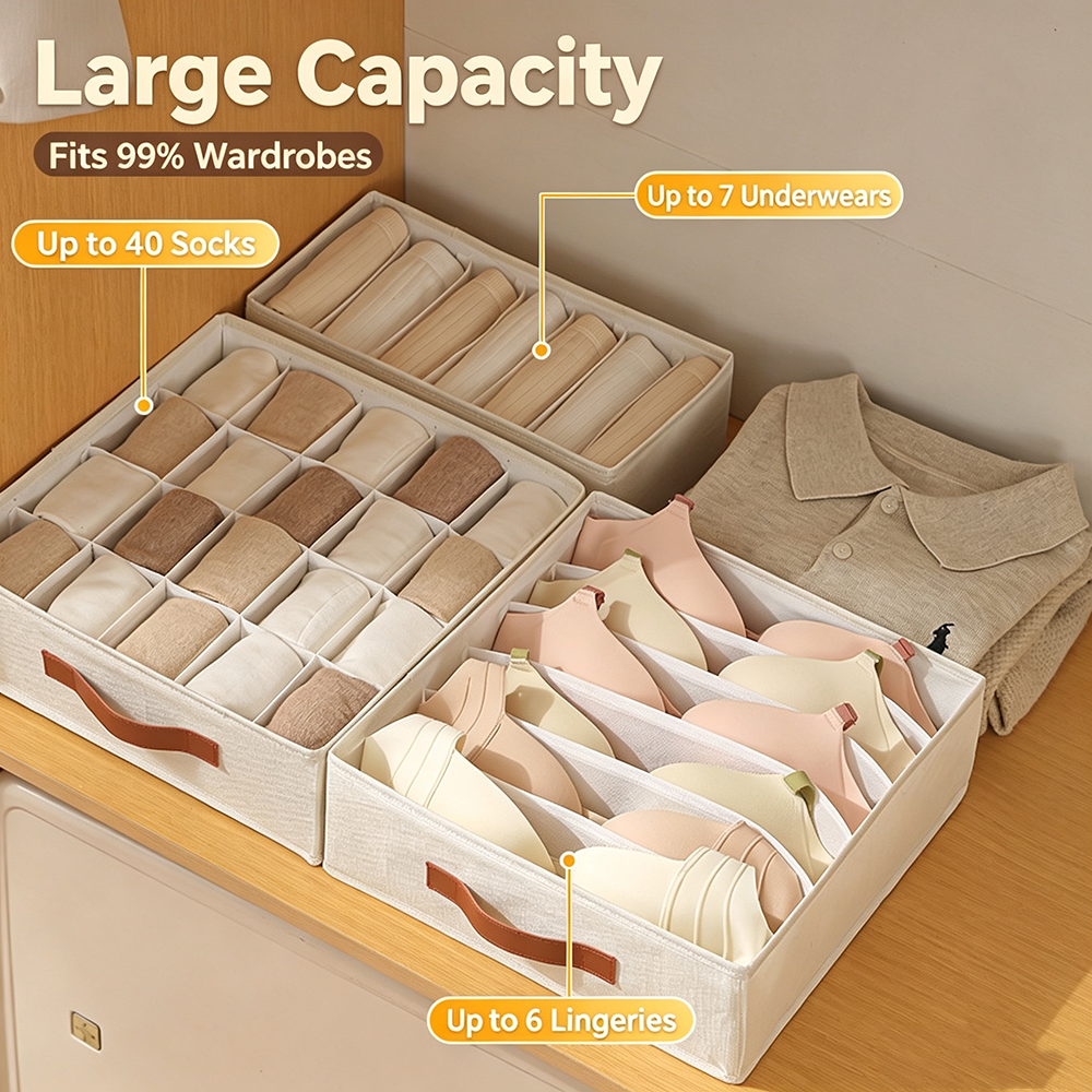 1 pièce Organisateur de tiroir - Sock Organizer Tray avis et prix