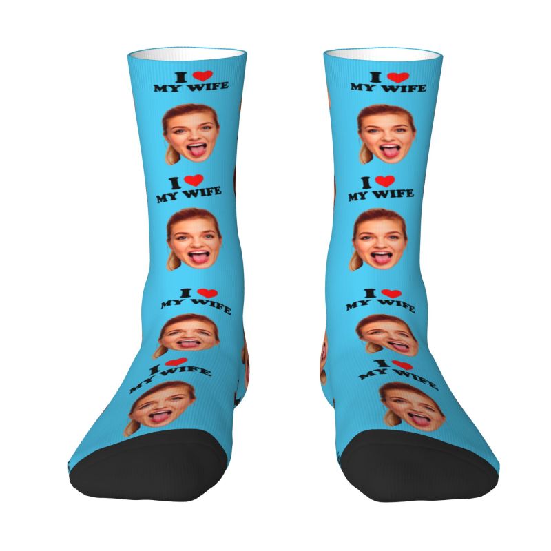 J'aime ma femme personnalisé v - Dress Sock Men avis et prix
