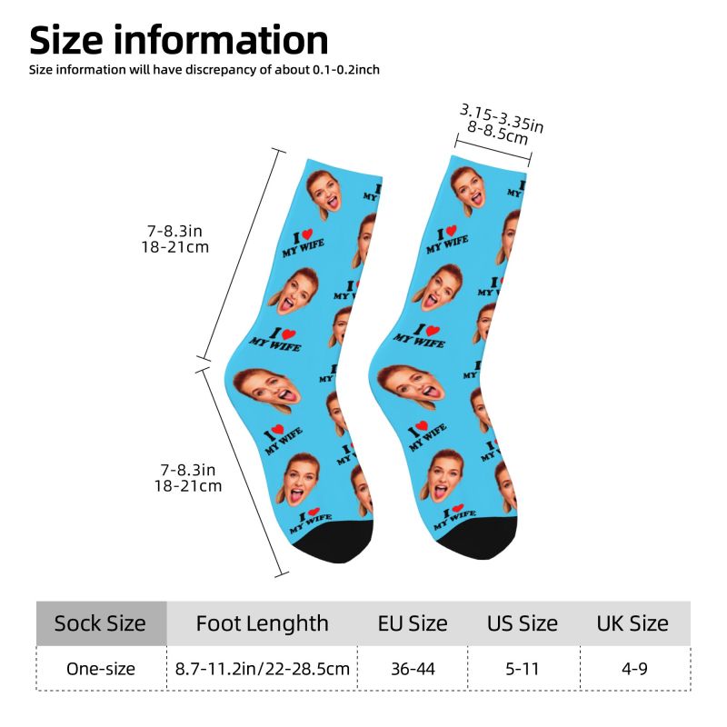 J'aime ma femme personnalisé v - Dress Sock Men avis et prix
