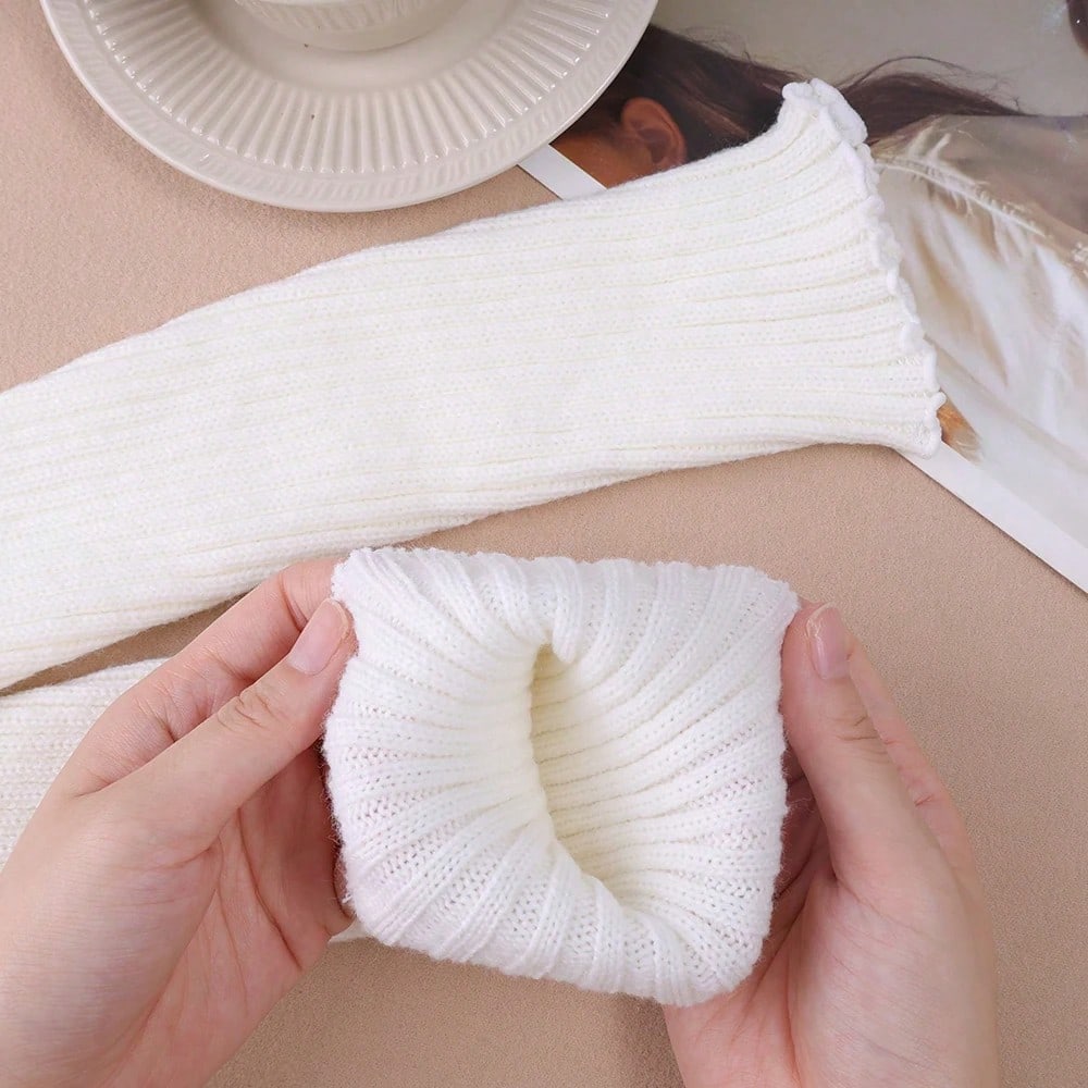 2 paires de bas longs côtelés  - Boot Sock Slouchy avis et prix
