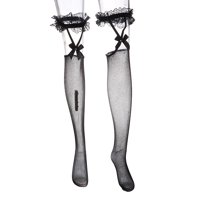 1 paire de bas sexy en maille  - Knee High Sock Women avis et prix