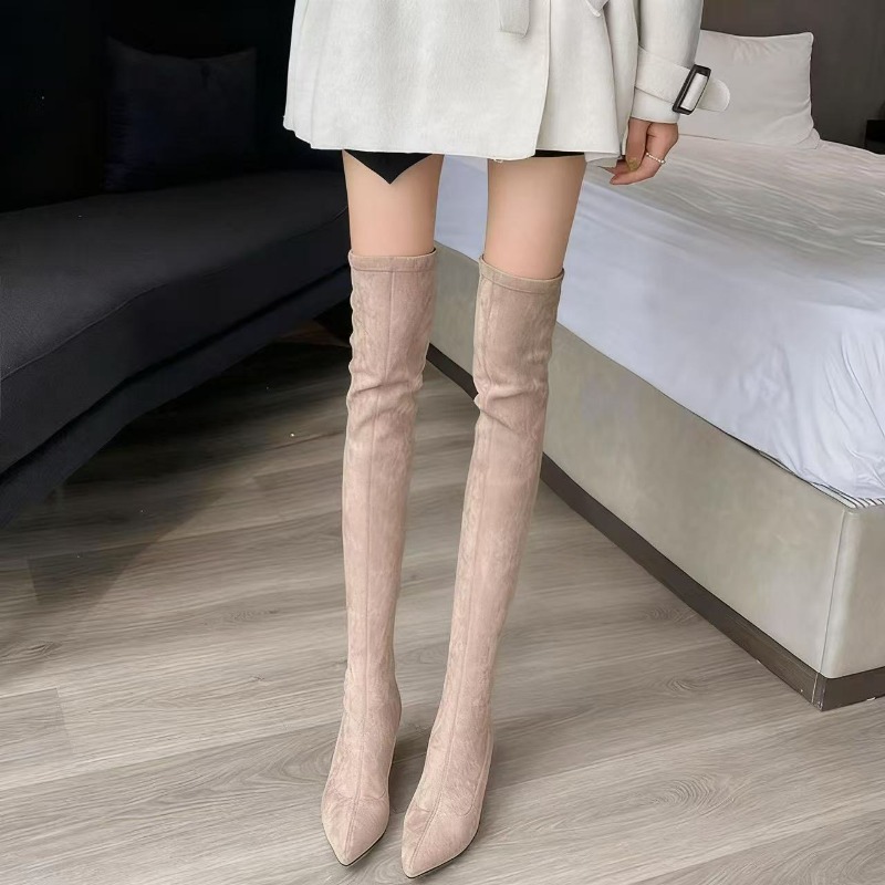 Bottes Sexy pour femmes, bout  - Knee High Sock Women avis et prix
