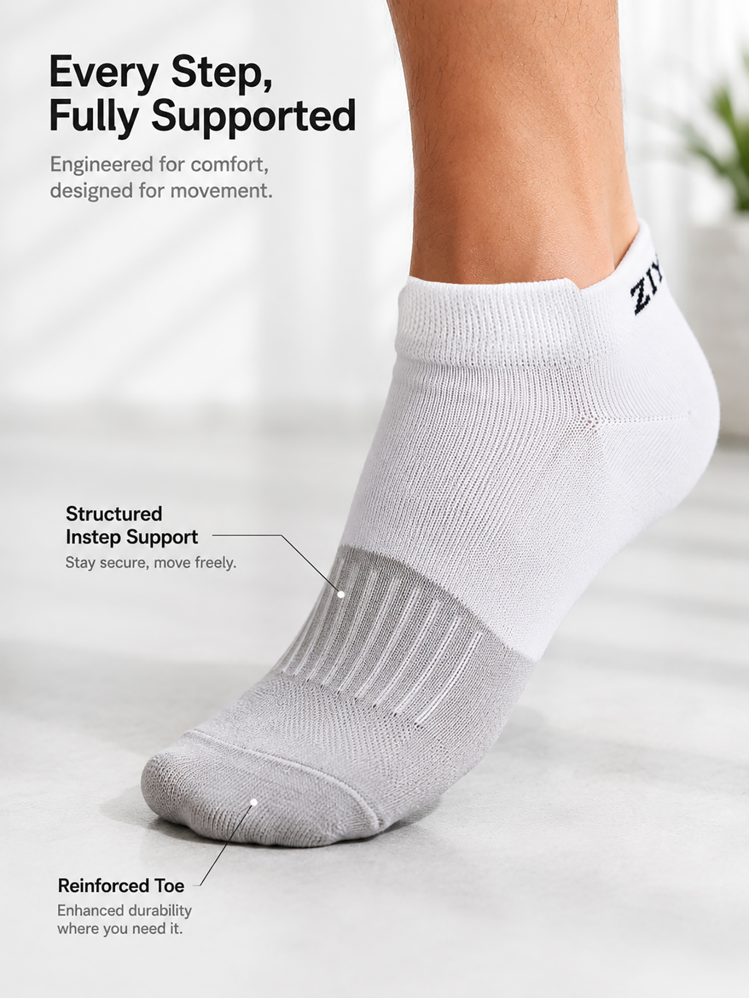 1/4/6 paires de chaussettes de - Ankle Sock Low Cut avis et prix