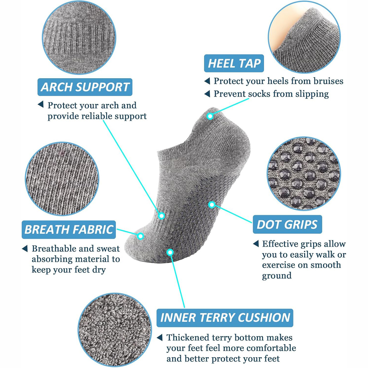 Chaussettes de Yoga Antidérapa - Grip Sock Yoga avis et prix