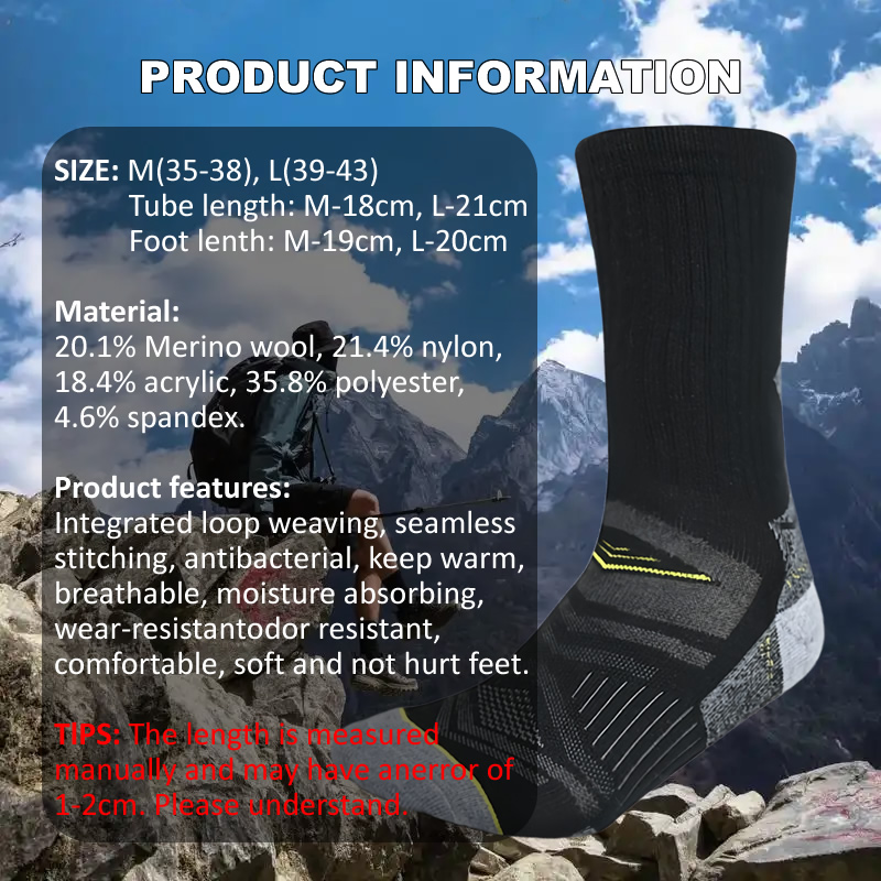Chaussettes de randonnée en la - Wool Hiking Sock avis et prix