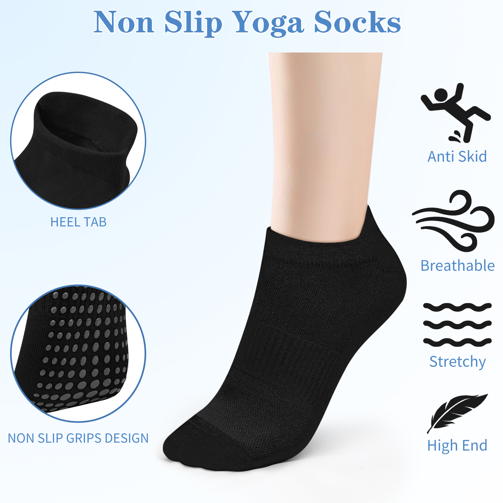 3 paires de chaussettes de yog - Grip Sock Yoga avis et prix