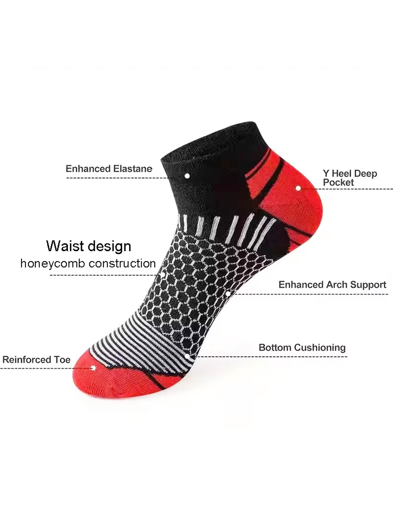 6 paires de chaussettes de spo - Ankle Sock Low Cut avis et prix