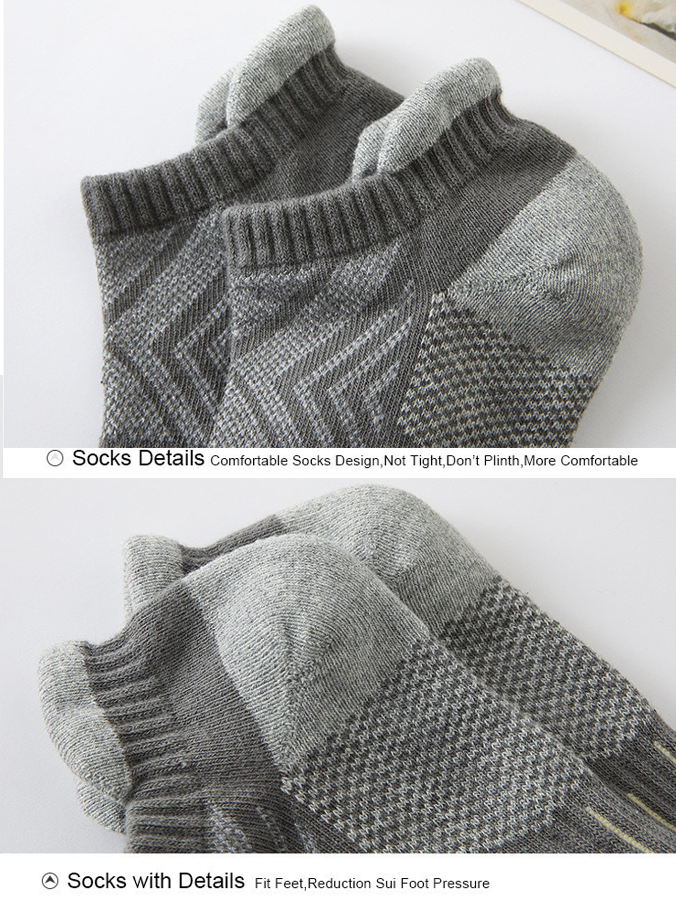 6 paires de chaussettes de spo - Athletic Sock Cushion avis et prix